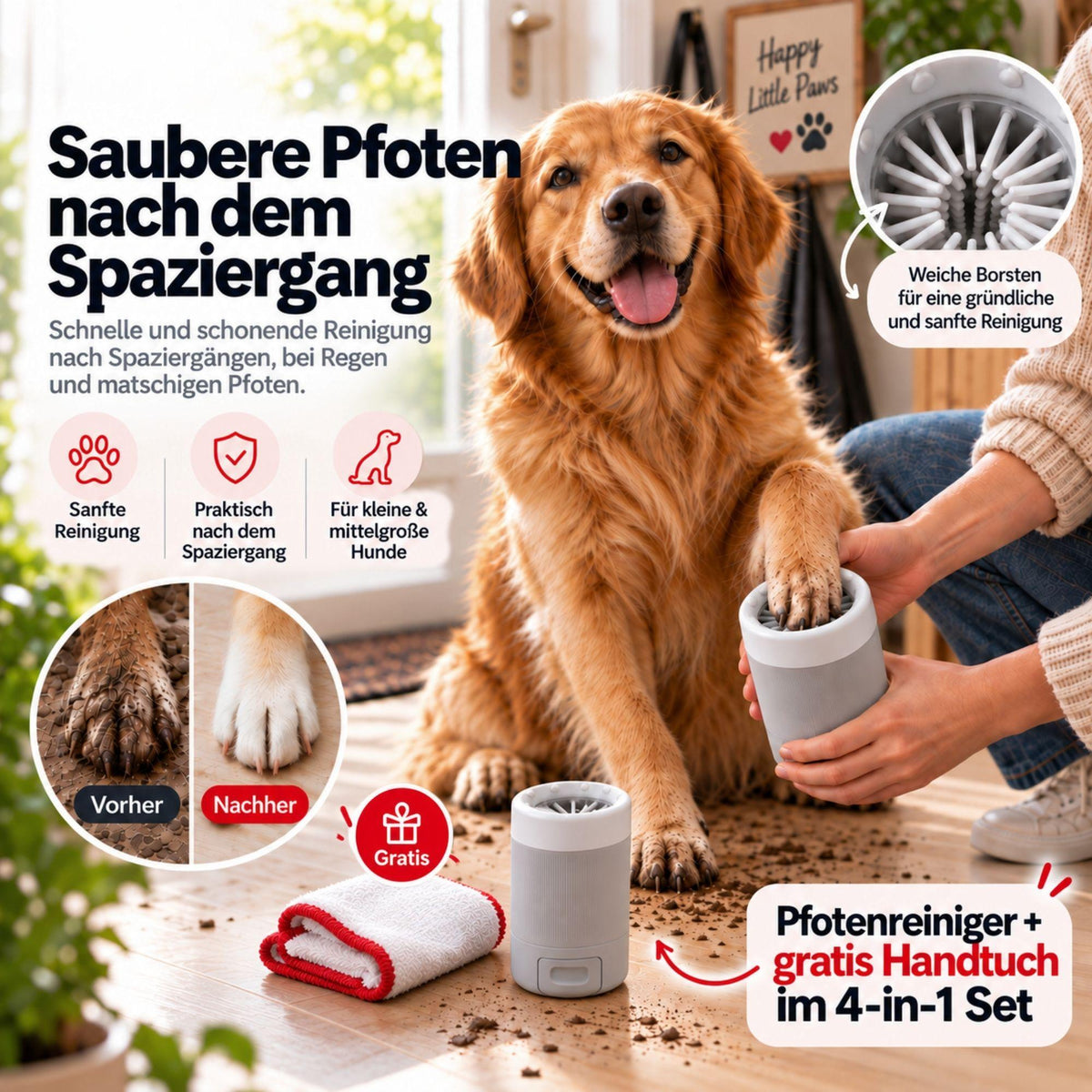 Care Set for Fur, Textiles & Paws
