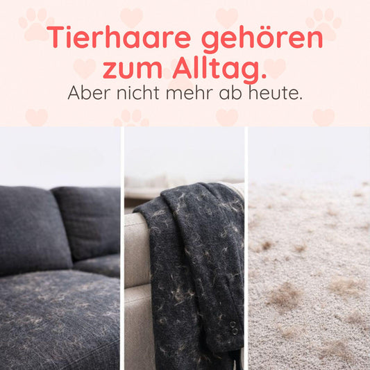 3 in 1 Fellpflege-Handschuh für Sofa, Kleidung & Haustiere