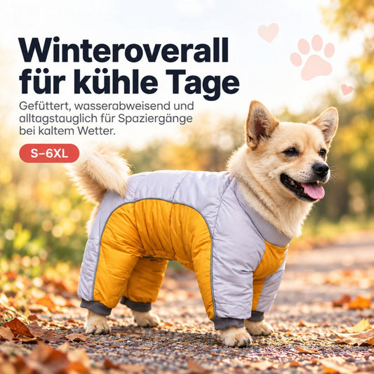 Winter-Overall für Hunde – Wasserabweisend & Reflektierend