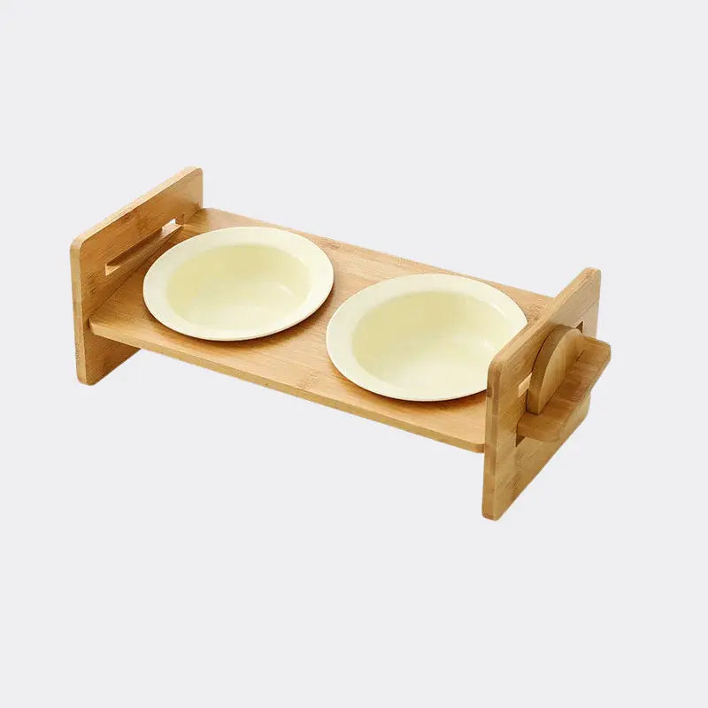 Bambus-Keramik Futternapf – Erhöht & ergonomisch Generic