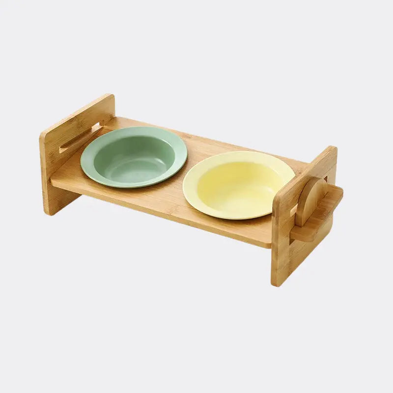 Bambus-Keramik Futternapf – Erhöht & ergonomisch Generic