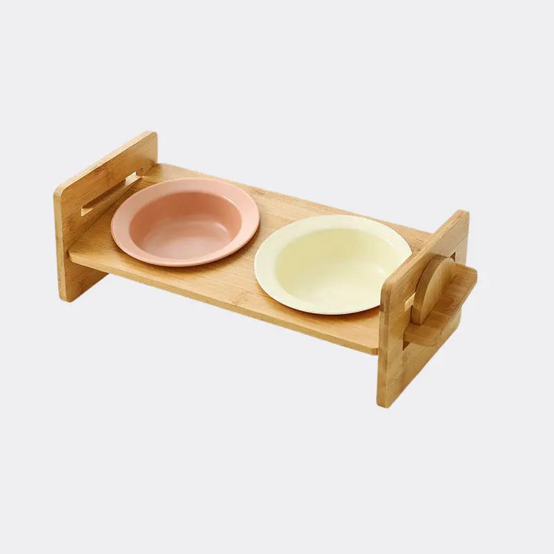 Bambus-Keramik Futternapf – Erhöht & ergonomisch Generic