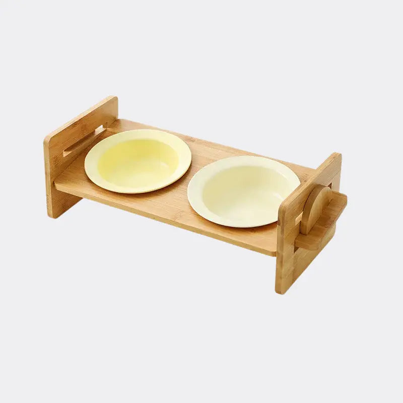 Bambus-Keramik Futternapf – Erhöht & ergonomisch Generic