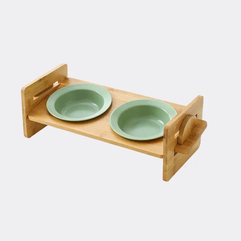 Bambus-Keramik Futternapf – Erhöht & ergonomisch Generic