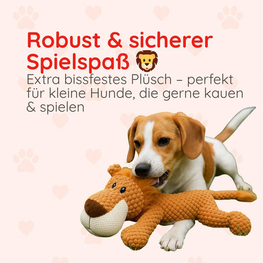 Beißfestes Plüsch-Hundespielzeug für kleine Hunde Happy Little Paws