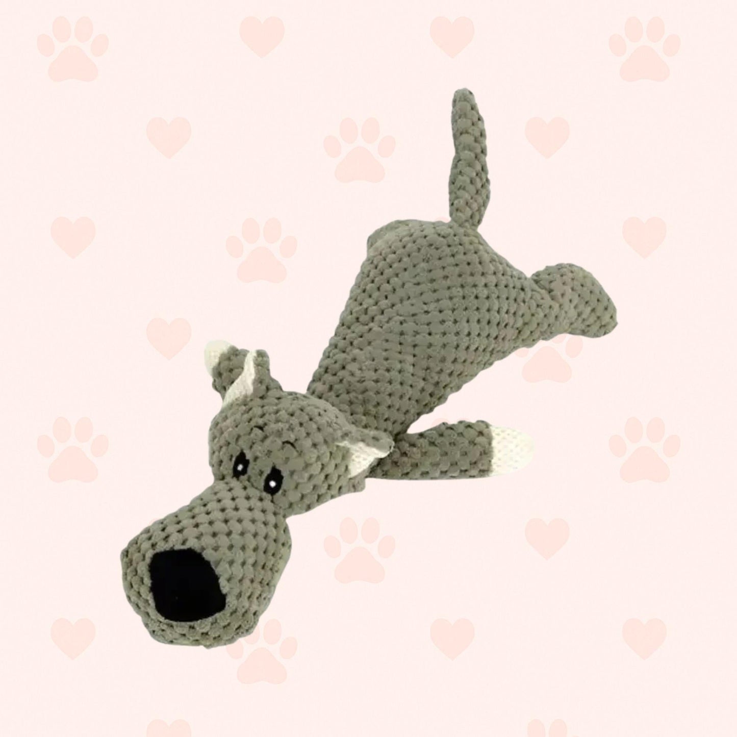 Beißfestes Plüsch-Hundespielzeug für kleine Hunde Happy Little Paws