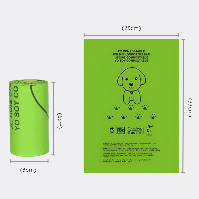 Bio Hundekotbeutel – Kompostierbar & Duftend Happylittlepaws