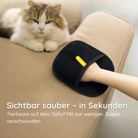 Fellpflege-Handschuh – 3-in-1 gegen Tierhaare - Happylittlepaws