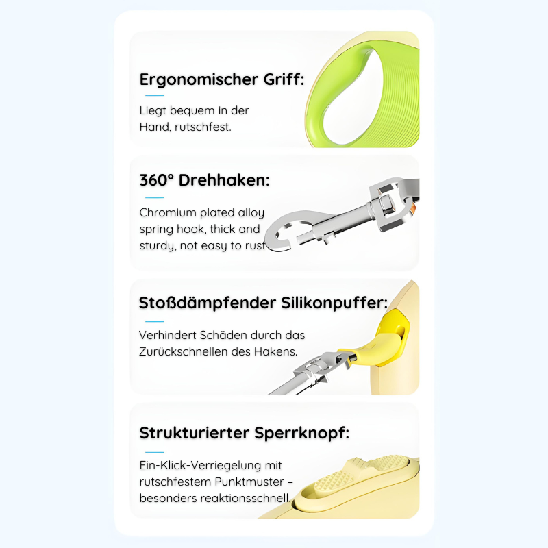 FlexControl 3M – Die smarte Hundeleine Happylittlepaws