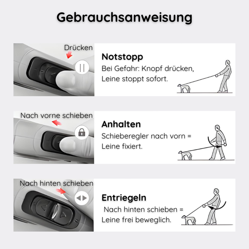 Flexi-Hundeleine mit Spender – Reflektierend & Sicher Happylittlepaws
