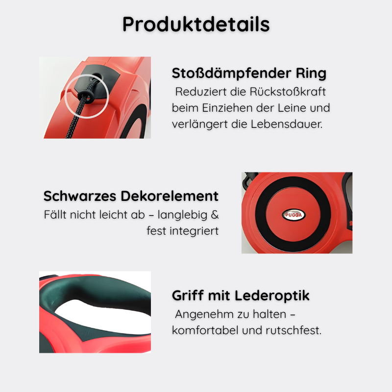 Flexi-Hundeleine mit Spender – Reflektierend & Sicher Happylittlepaws