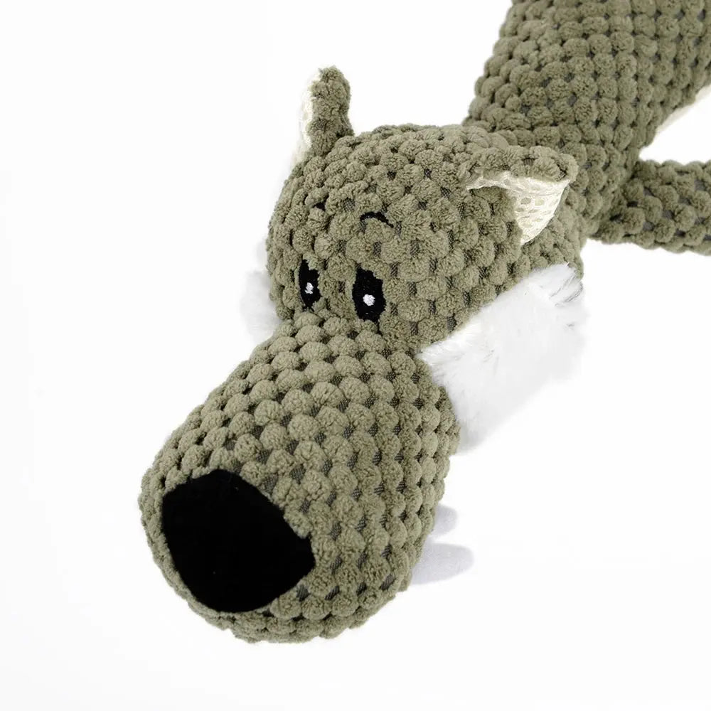 Beißfestes Plüsch-Hundespielzeug für kleine Hunde 28cm - Happylittlepaws