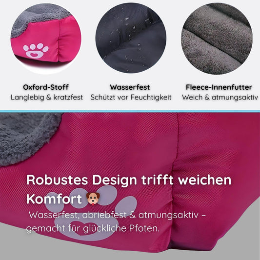 Haustierbett – Weich, Wasserdicht & Gemütlich Happy Little Paws