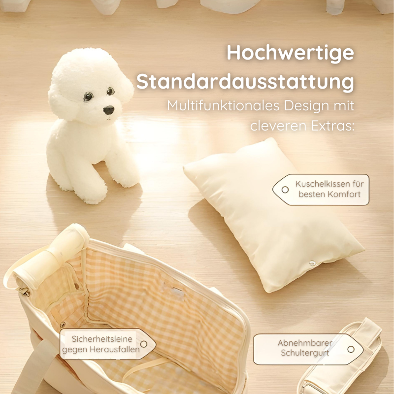 Haustiertragetasche – Für Katzen & kleine Hunde Happylittlepaws
