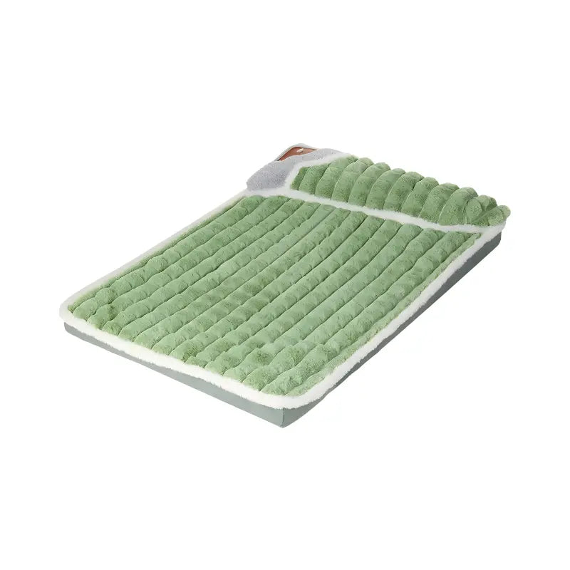 Hundebett mit Nackenrolle & Herzdetail - Happylittlepaws