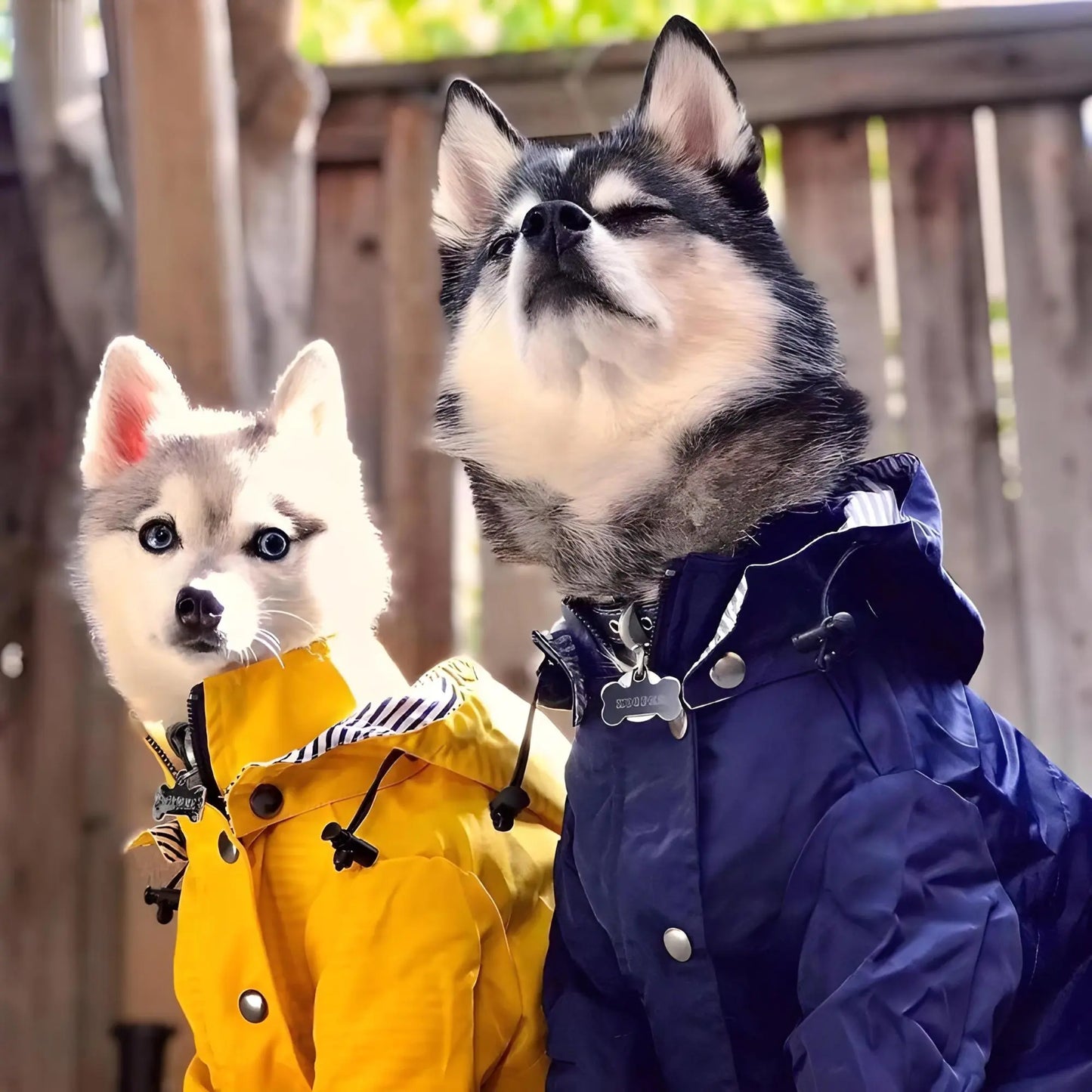Rain jacket for dogs – stylish & waterproof