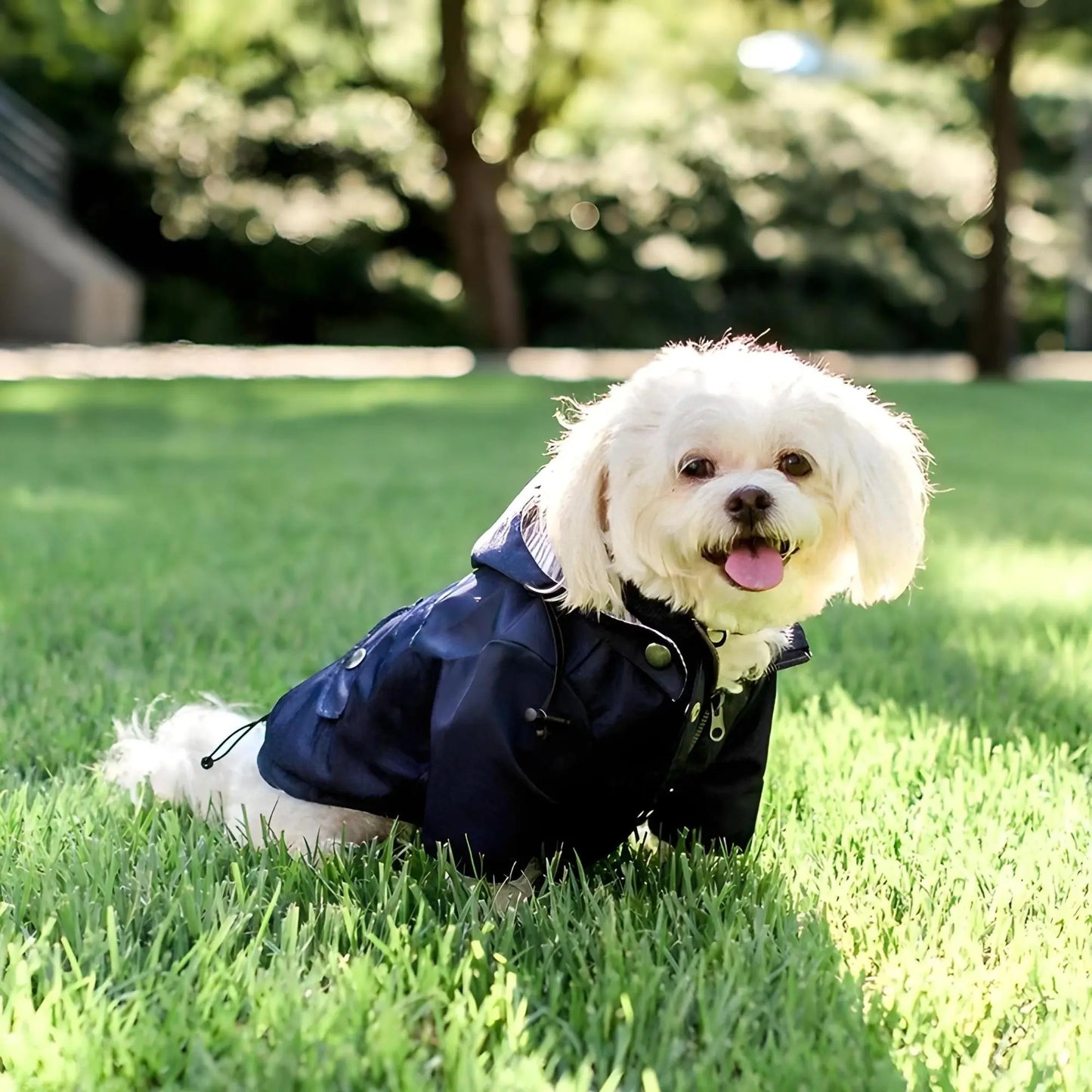 Rain jacket for dogs – stylish & waterproof