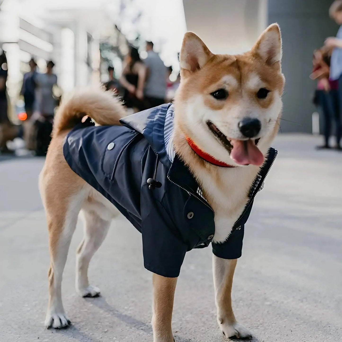 Rain jacket for dogs – stylish & waterproof