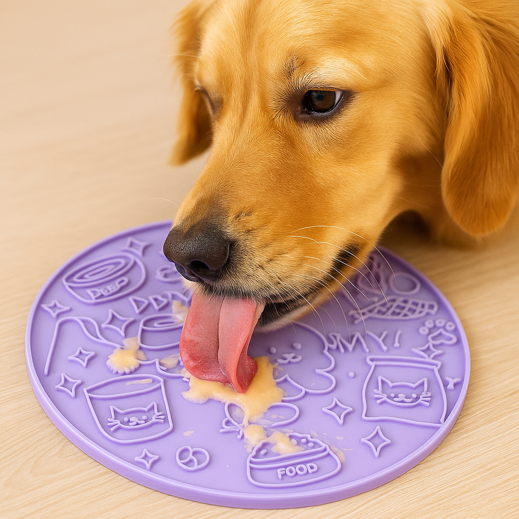 Rutschfeste Leckmatte – BPA-frei für Hunde Happylittlepaws
