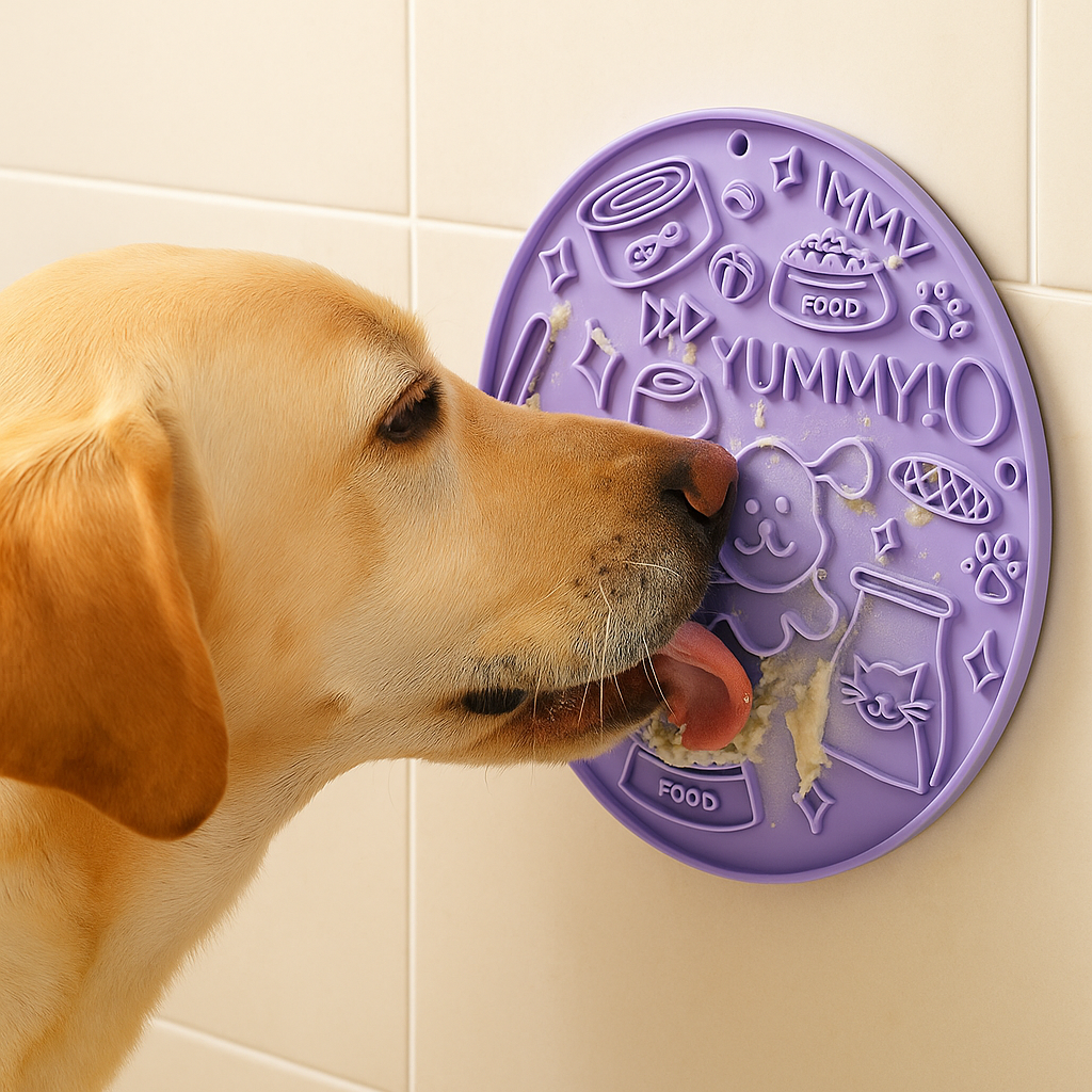 Rutschfeste Leckmatte – BPA-frei für Hunde Happylittlepaws