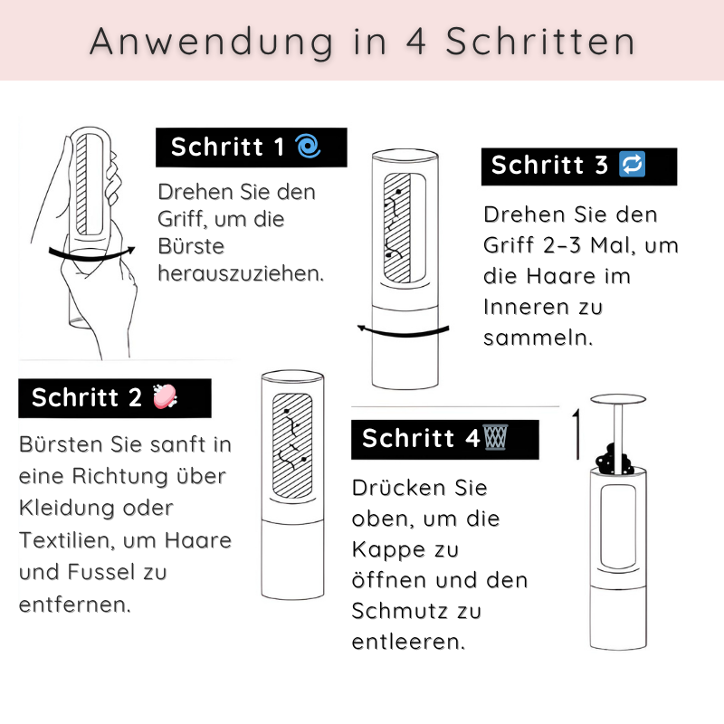 Tierhaarentferner – Für Kleidung & Möbel Happylittlepaws