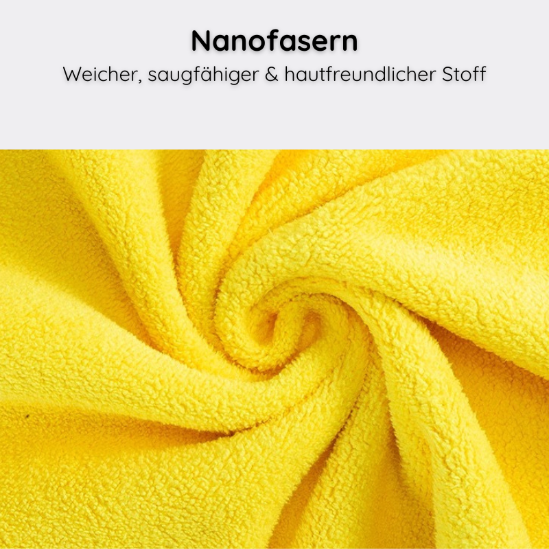 Zweiseitiges Mikrofaser-Handtuch – Saugstark & Weich Happylittlepaws