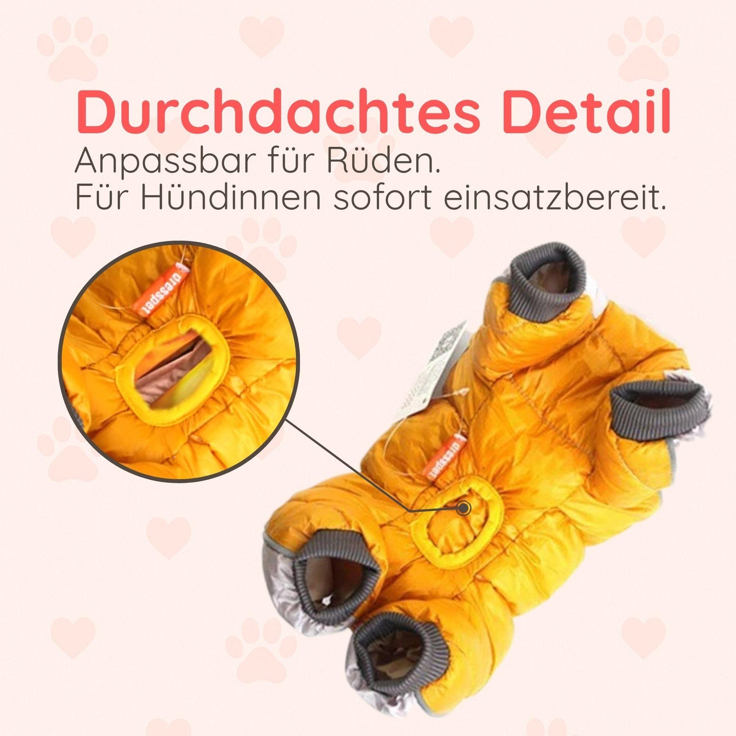Winter-Overall für Hunde – Wasserabweisend & Reflektierend