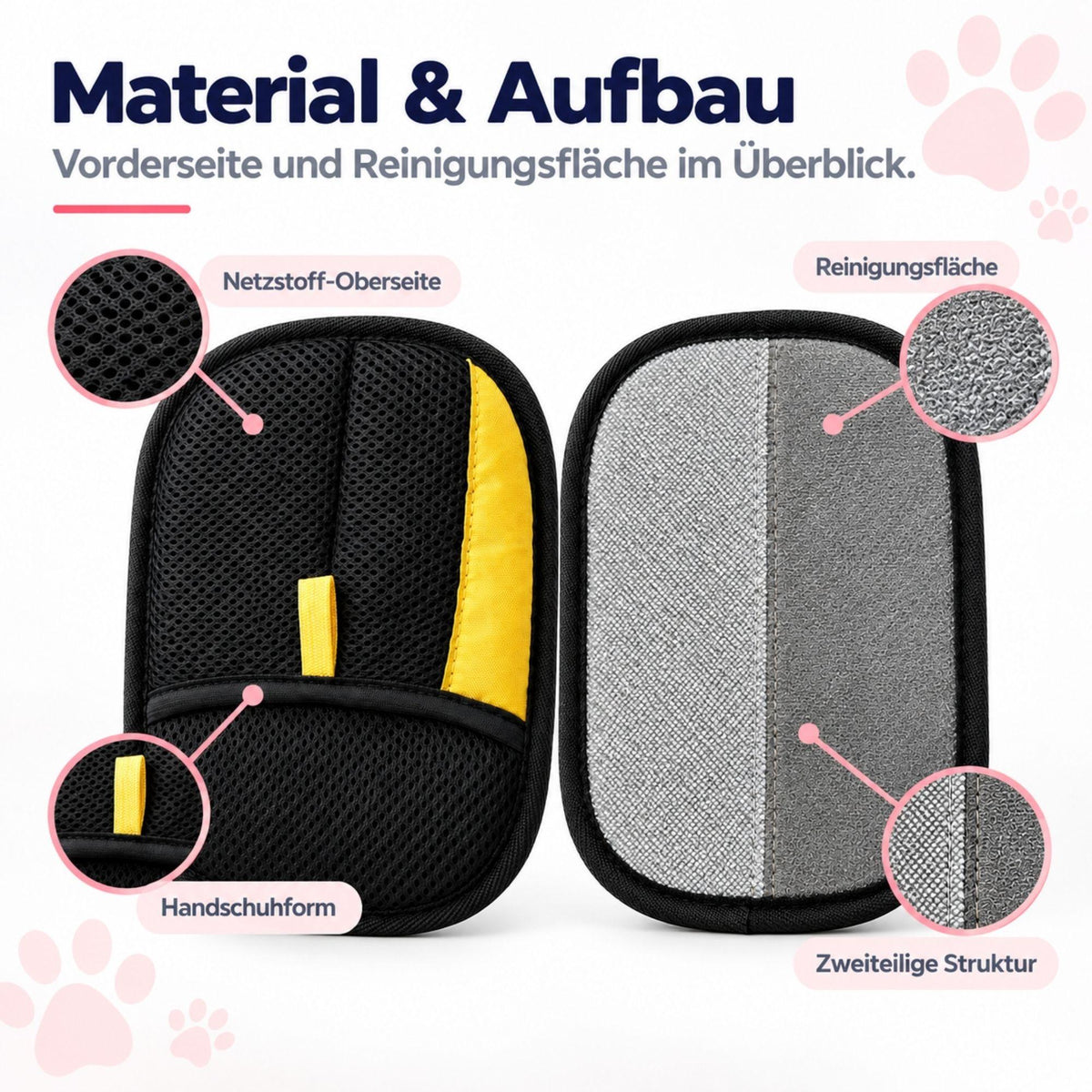 Clothing hair remover – reusable cleaning glove