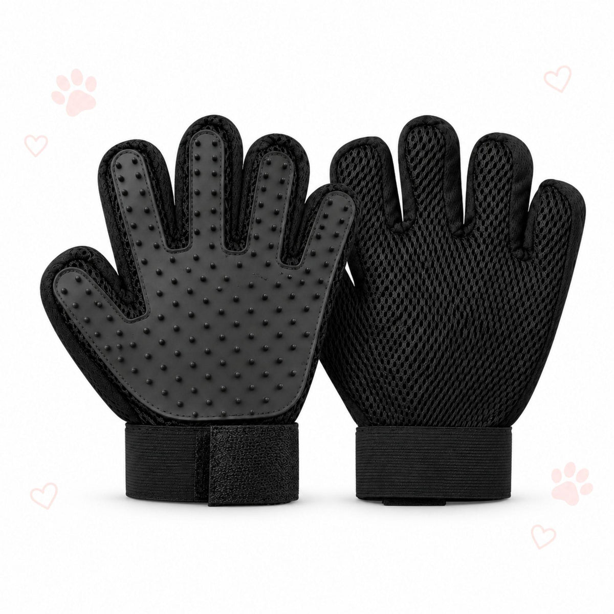 Fellpflege-Handschuh-Set für Hunde & Katzen
