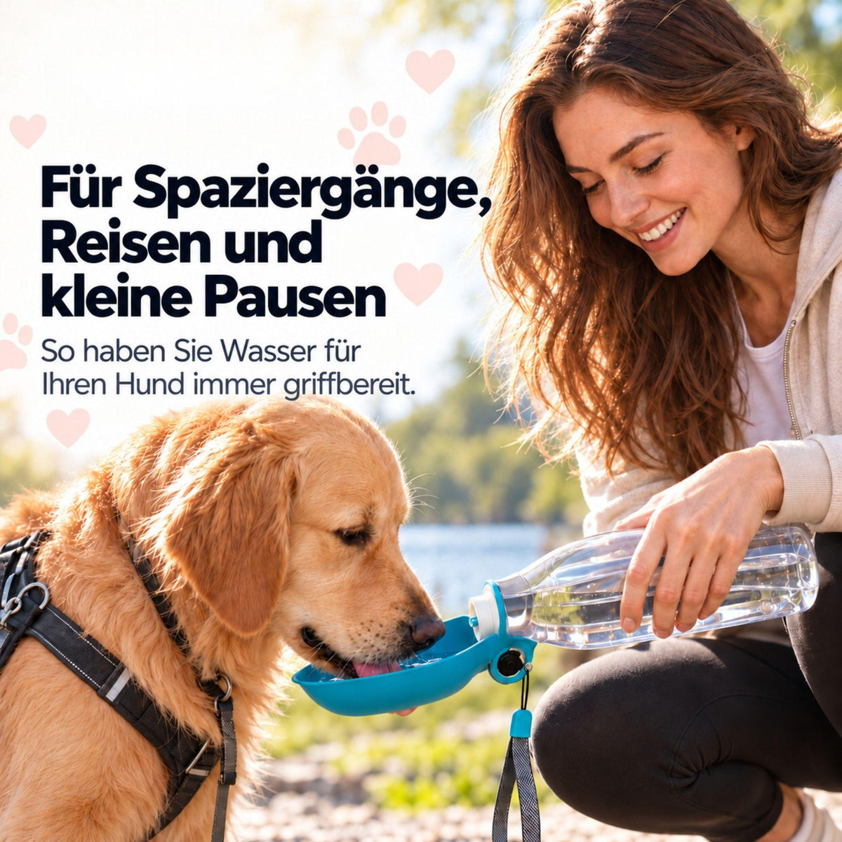 Trinkflasche mit Blattdesign