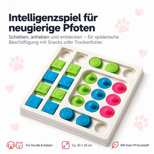Intelligenzspielzeug – 4 Modelle für Hunde & Katzen