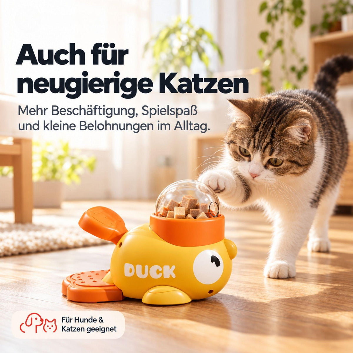 Snack-Ente für Hunde & Katzen