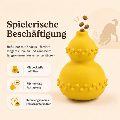 Snack-Kürbis für Hunde – Befüllbar & robust