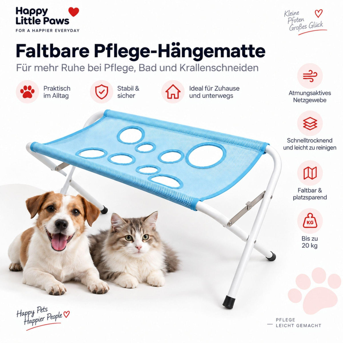 Faltbare Pflege-Hängematte