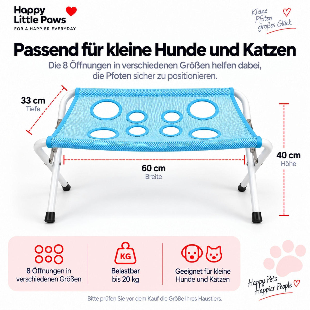 Faltbare Pflege-Hängematte