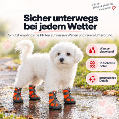 Atmungsaktive Hundeschuhe – Rutschfest & Wasserdicht