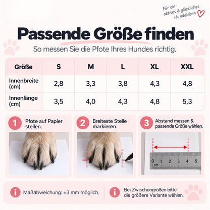 Atmungsaktive Hundeschuhe – Rutschfest & Wasserdicht