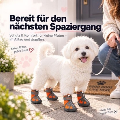 Atmungsaktive Hundeschuhe – Rutschfest & Wasserdicht