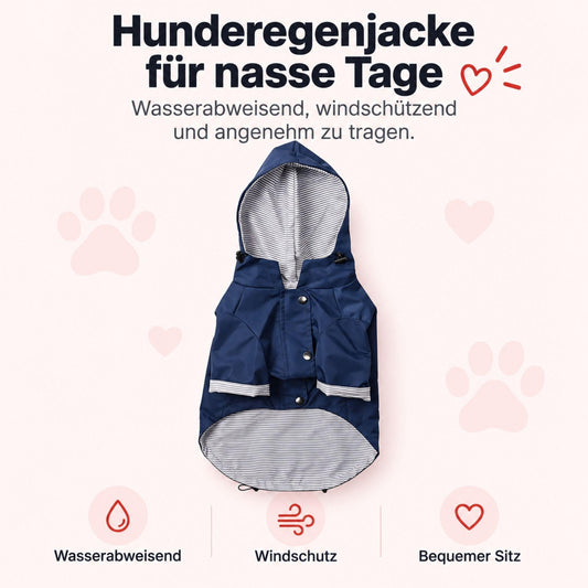 Regenjacke für Hunde – Stilvoll & Wasserfest