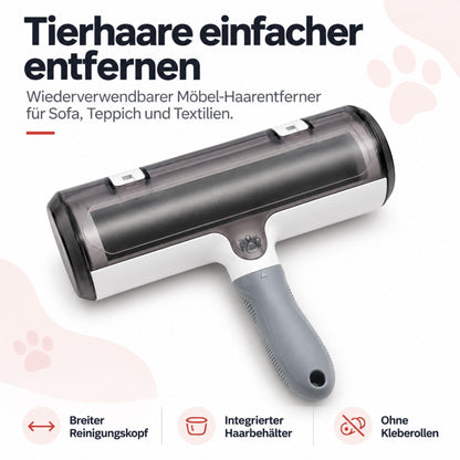 Tierhaarentferner für Sofa & Möbel – selbstreinigend