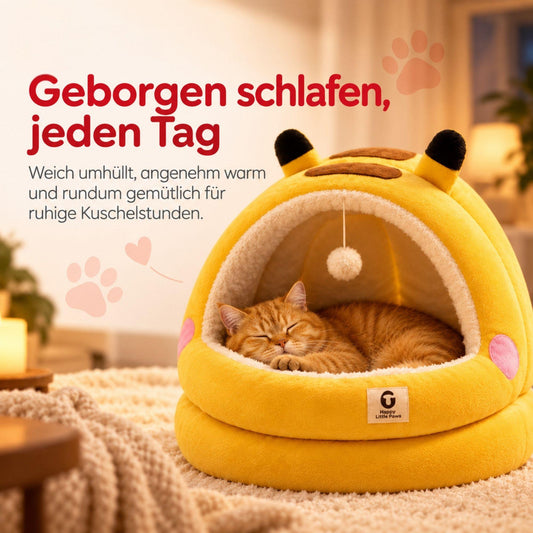 Wohlfühl-Nest für Katzen – Kuschelig & Sicher