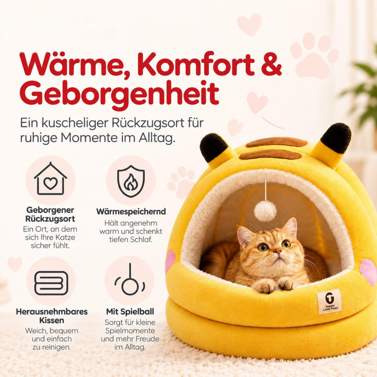 A cozy nest for cats – Snug & Safe