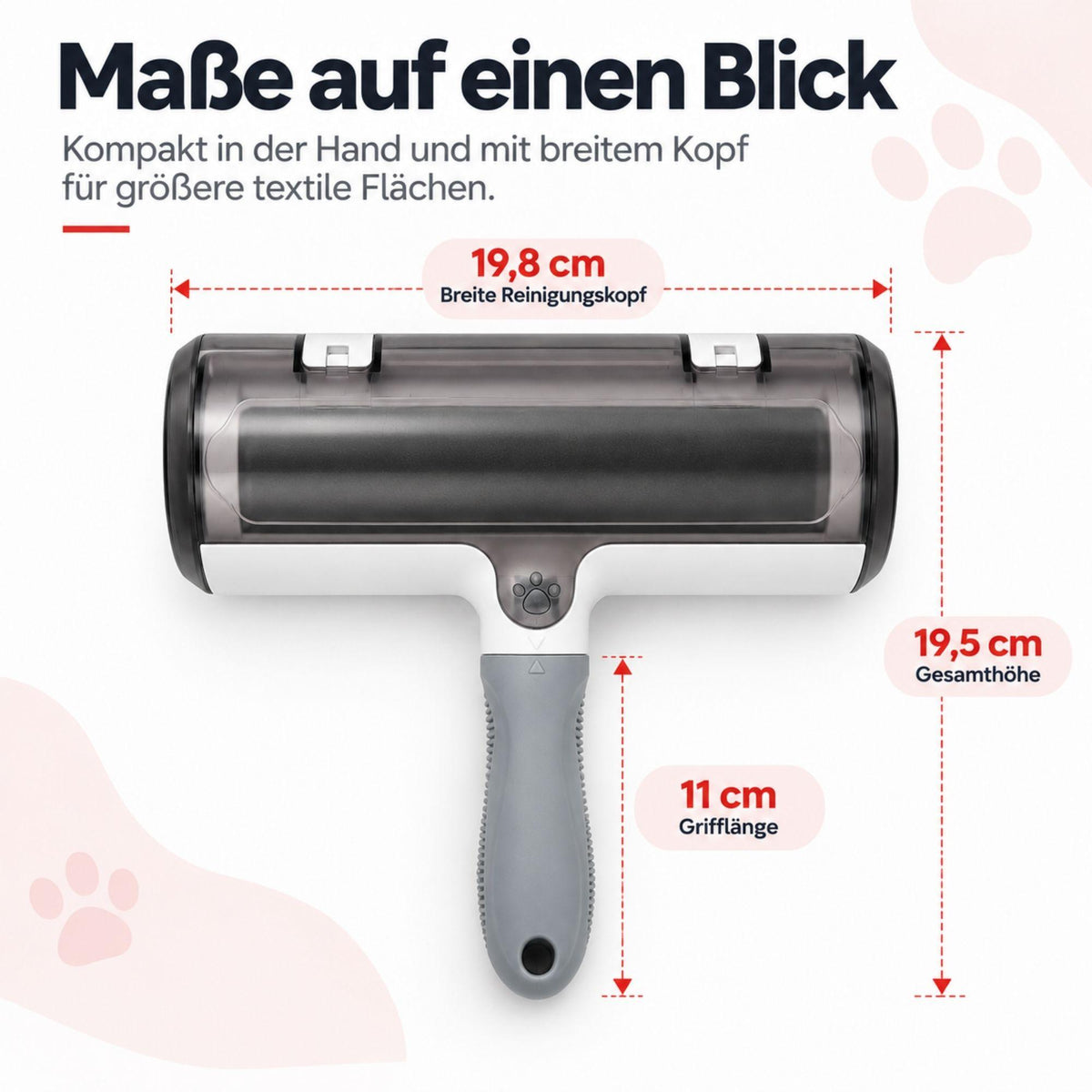 Tierhaarentferner für Sofa & Möbel – selbstreinigend