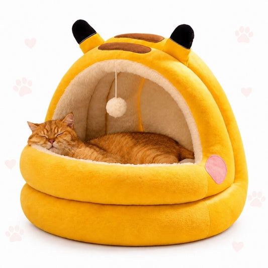 Wohlfühl-Nest für Katzen – Kuschelig & Sicher