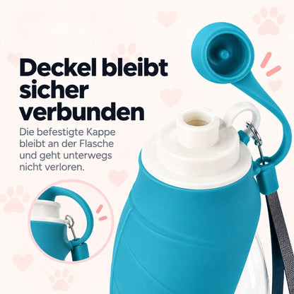 Trinkflasche mit Blattdesign