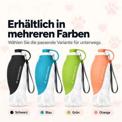 Trinkflasche mit Blattdesign