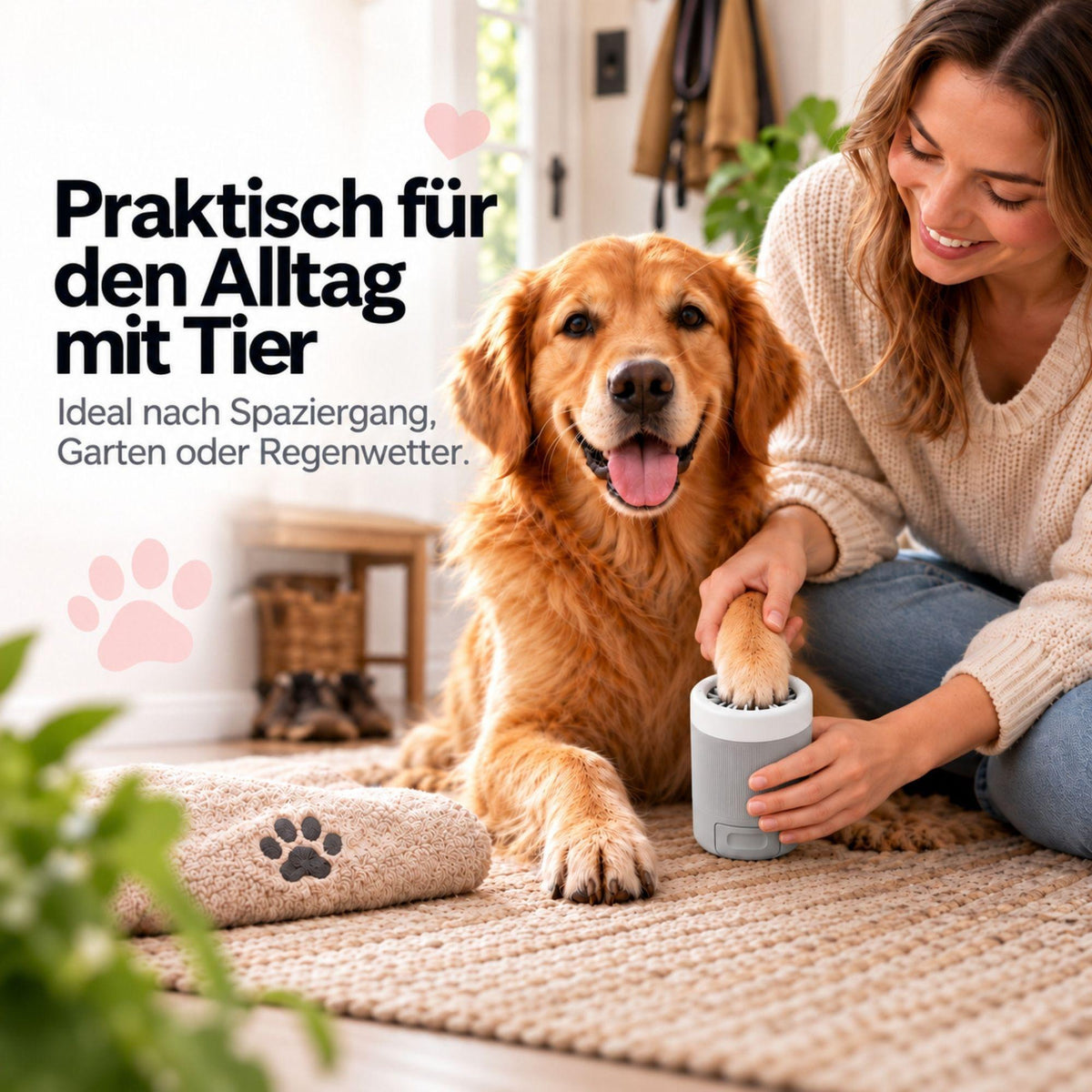 Paw cleaner for dogs