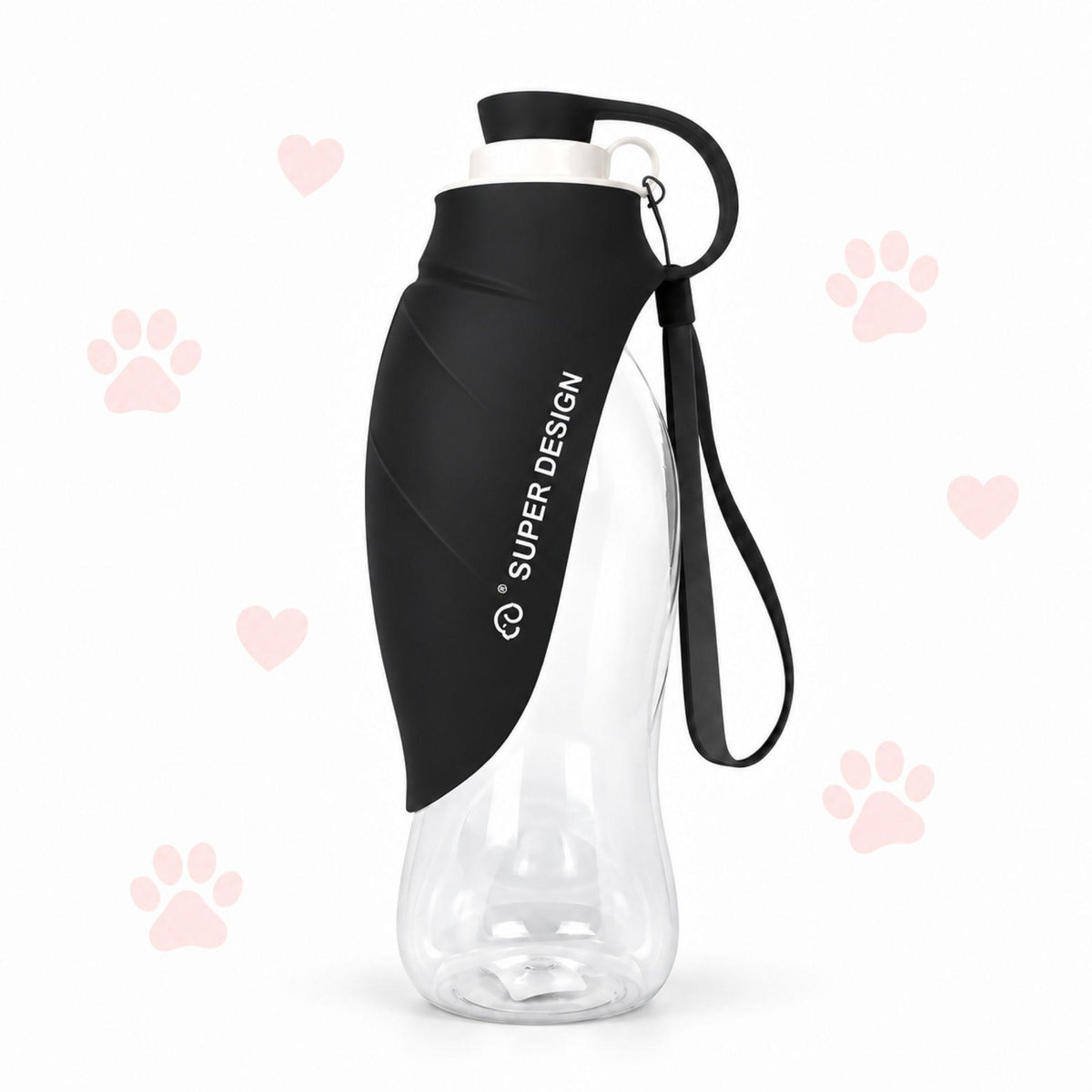 Trinkflasche mit Blattdesign