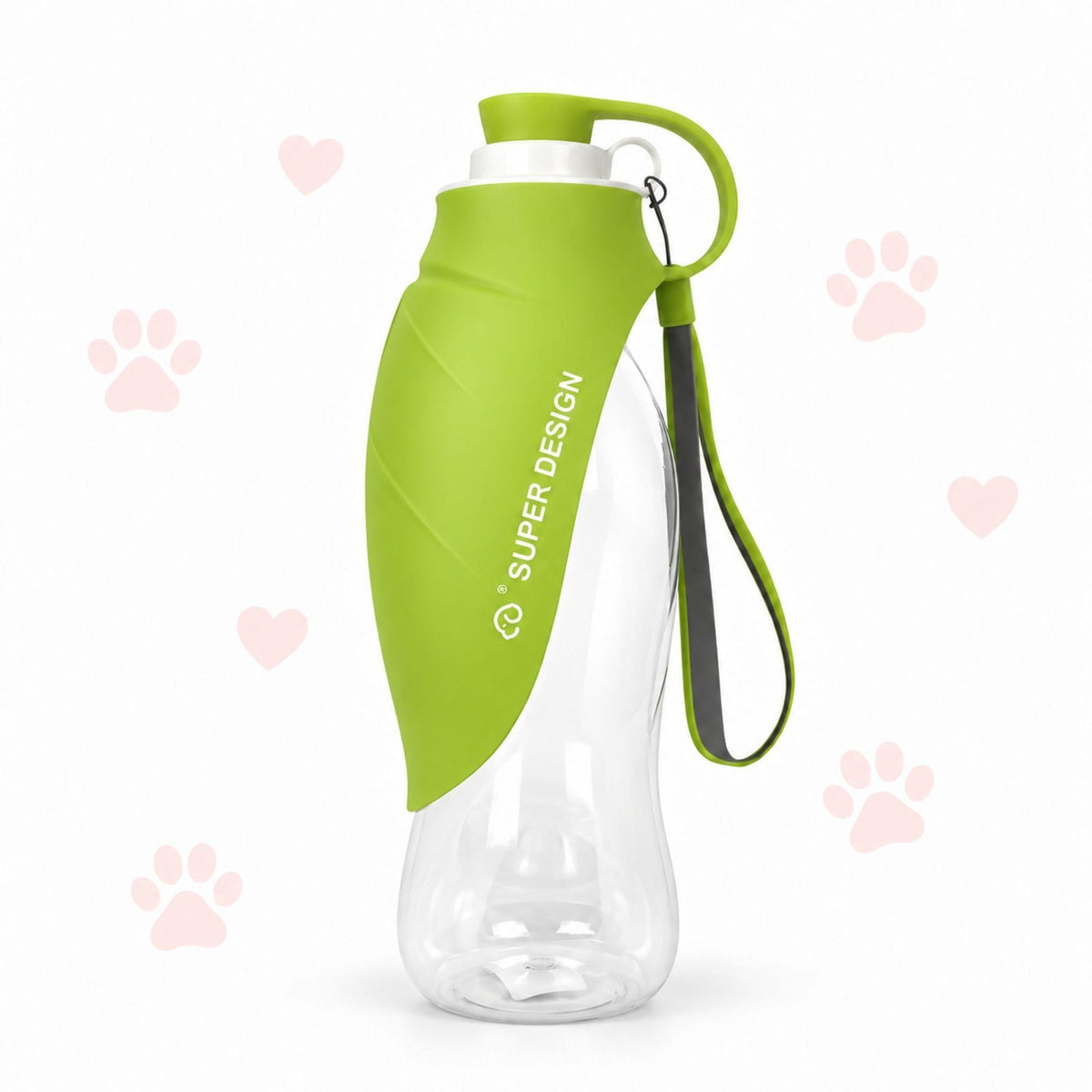 Trinkflasche mit Blattdesign