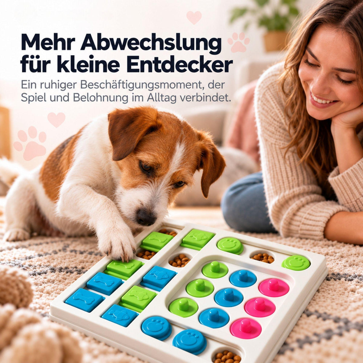 Intelligenzspielzeug – 4 Modelle für Hunde & Katzen